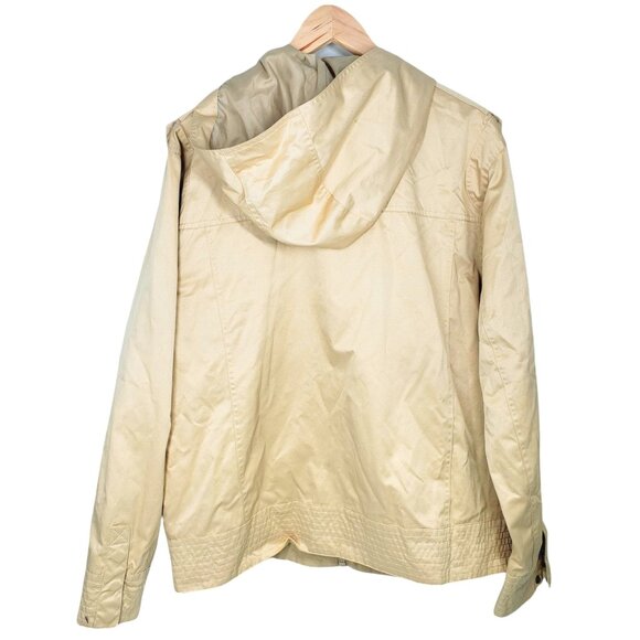 Sean John Mens Khaki‎ Quilted Hooded Jacket XL - Picture 6 of 8